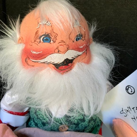 Annalee Holiday figurine Xmas Santa Mail 1991 post office letter carrier Doll. - Picture 2 of 10